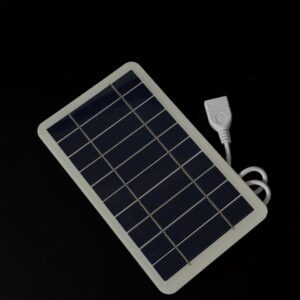 Tragbares Solarpanel mit USB-Ausgang - 15,7 × 9,4 cm, Notladung